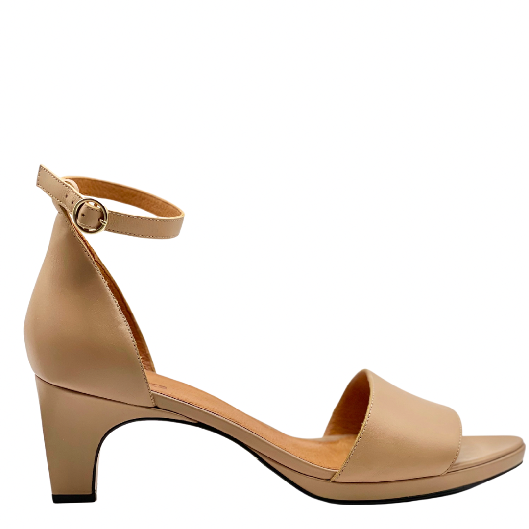 Blush sandals low heel online