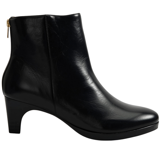 dr LIZA bootie - BLACK