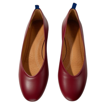 dr LIZA flat - BURGUNDY