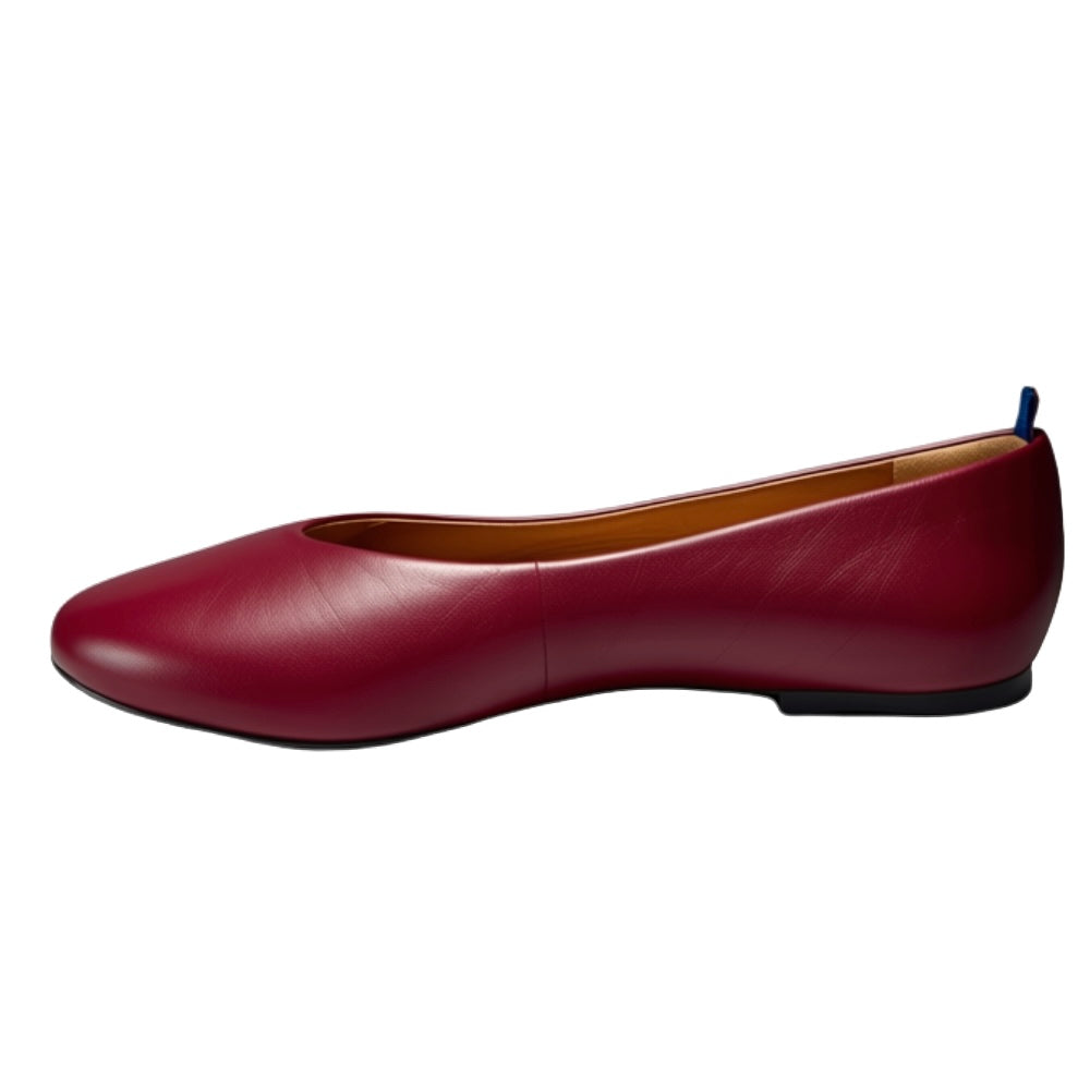 dr LIZA flat - BURGUNDY