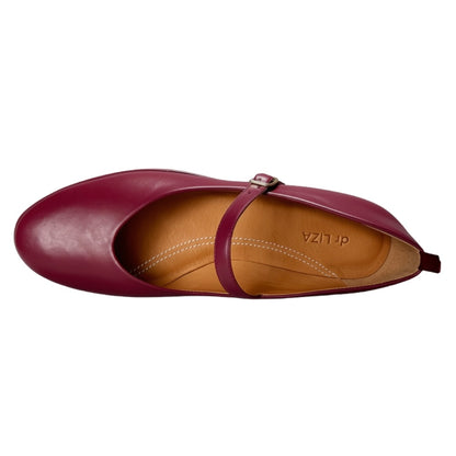 dr LIZA Mary Jane ballet sneaker - BURGUNDY