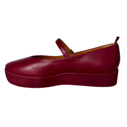 dr LIZA Mary Jane ballet sneaker - BURGUNDY
