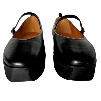 dr LIZA Mary Jane ballet sneaker - BLACK