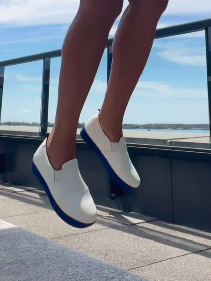 dr LIZA slip-on sneaker - WHITE