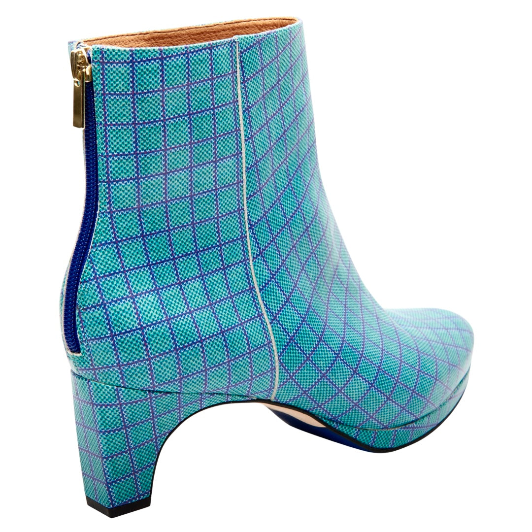 THE OUTLET final sale dr LIZA bootie - ANKARA green