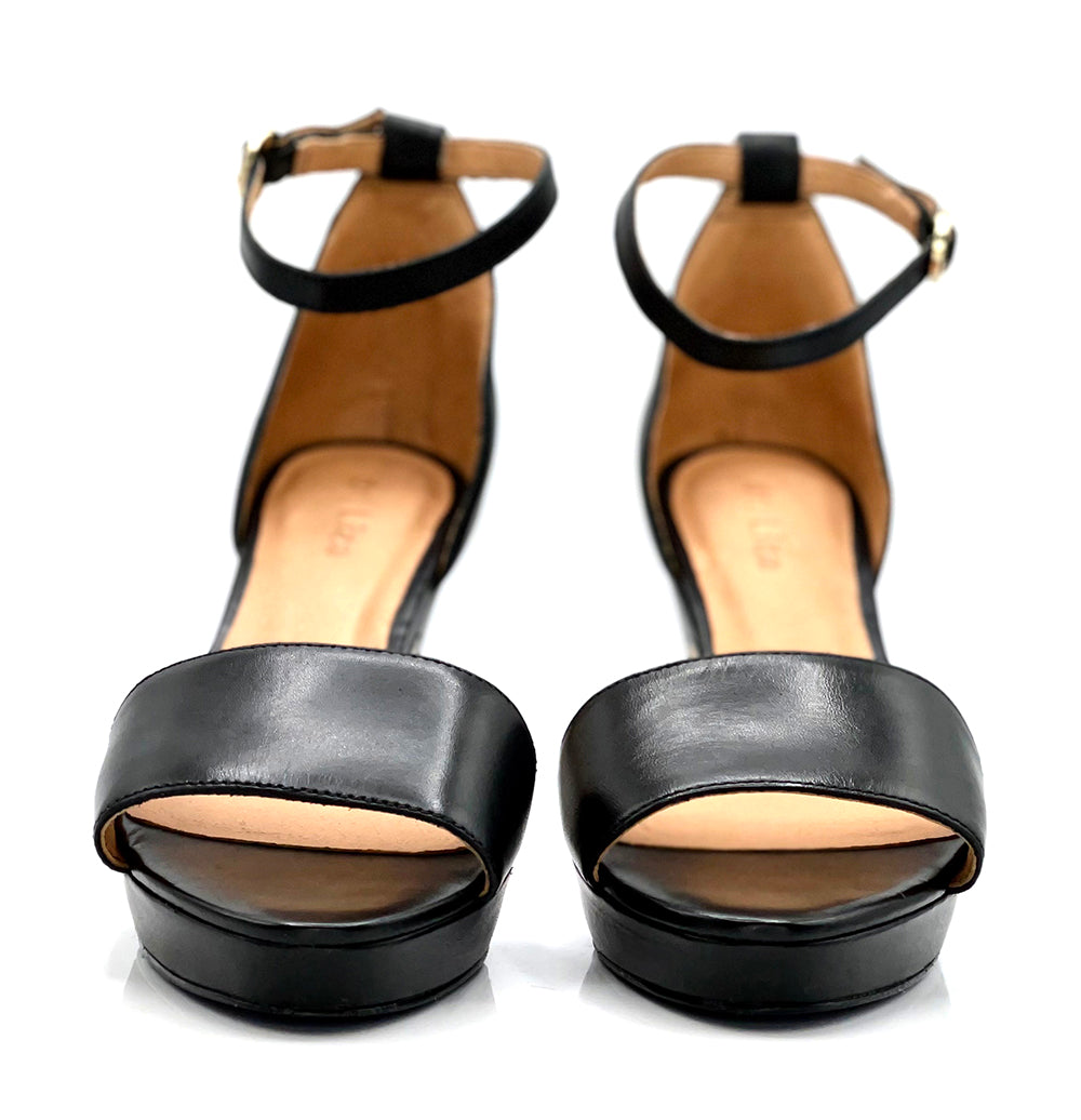 dr. Liza sandal - BLACK | the most comfortable high heel sandals – dr LIZA