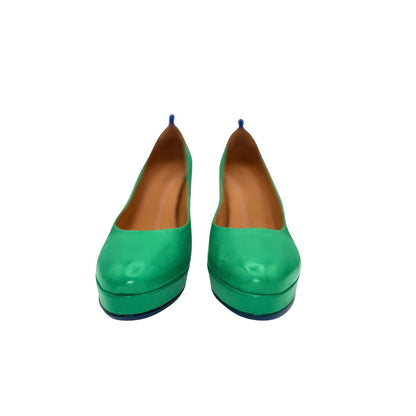 dr LIZA pump - EMERALD GREEN