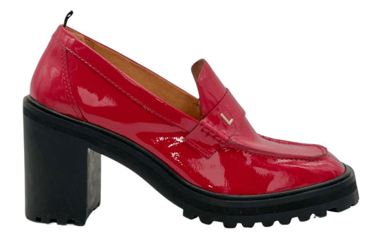 dr LIZA loafer pump - RUBY RED PATENT