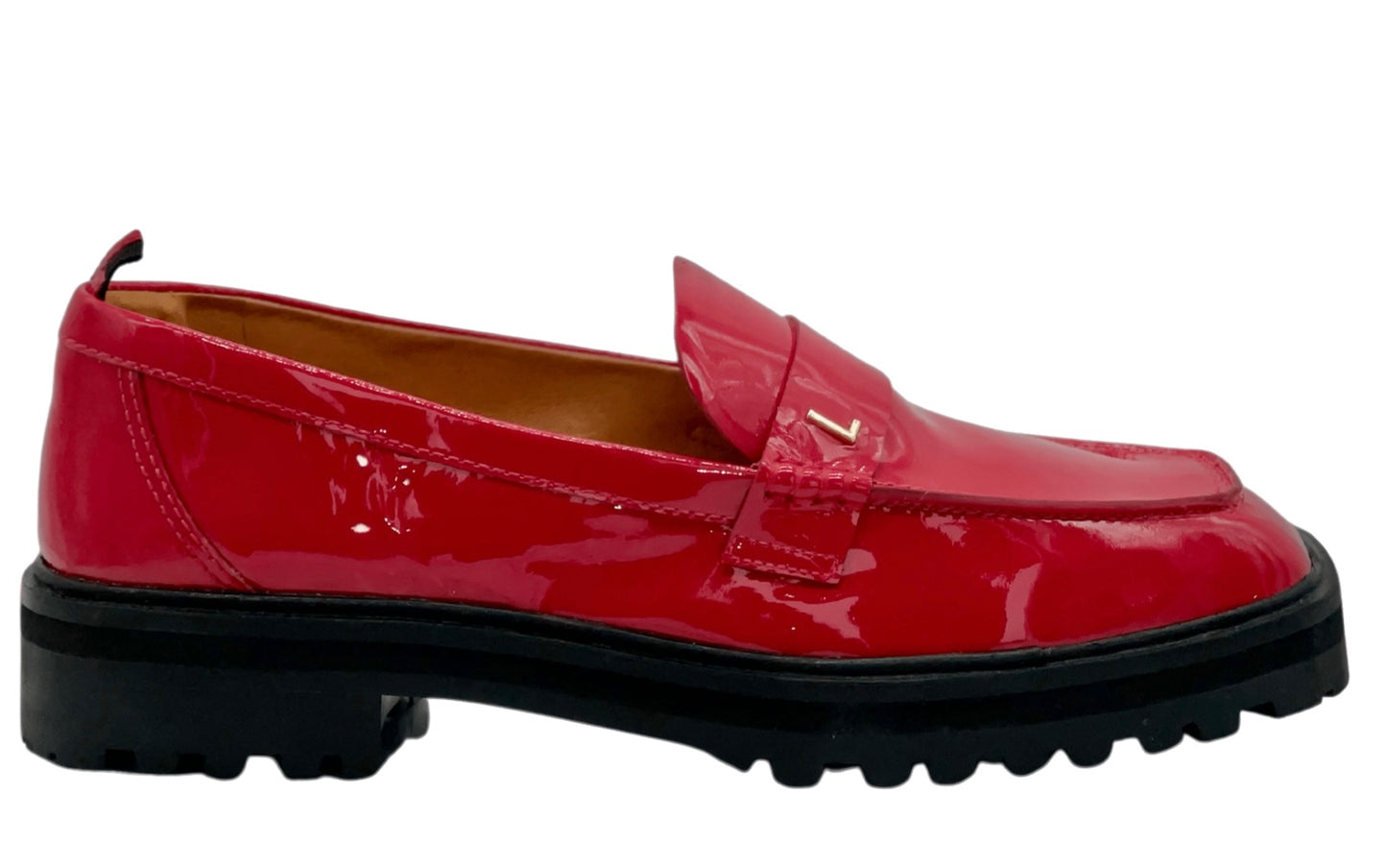 dr LIZA loafer - RUBY RED PATENT