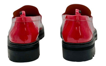 dr LIZA loafer pump - RUBY RED PATENT