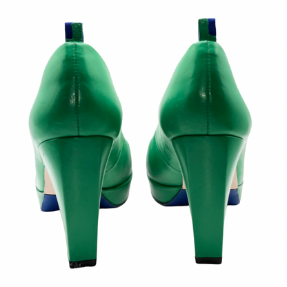 dr LIZA pump - EMERALD GREEN