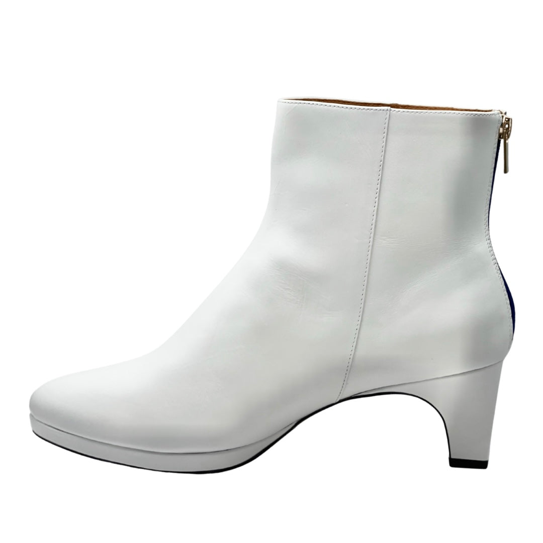 dr LIZA bootie - WHITE