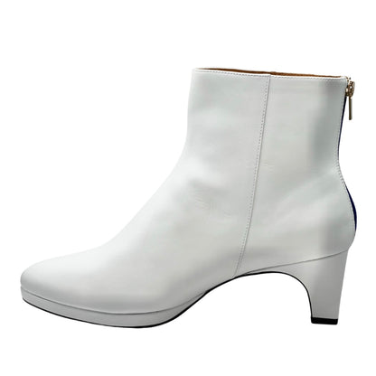 dr LIZA bootie - WHITE