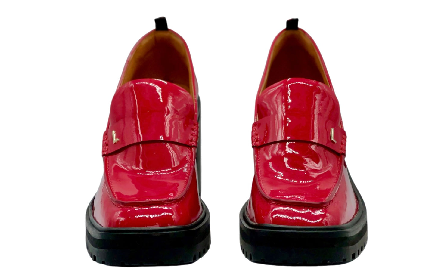 dr LIZA loafer pump - RUBY RED PATENT