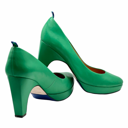 dr LIZA pump - EMERALD GREEN