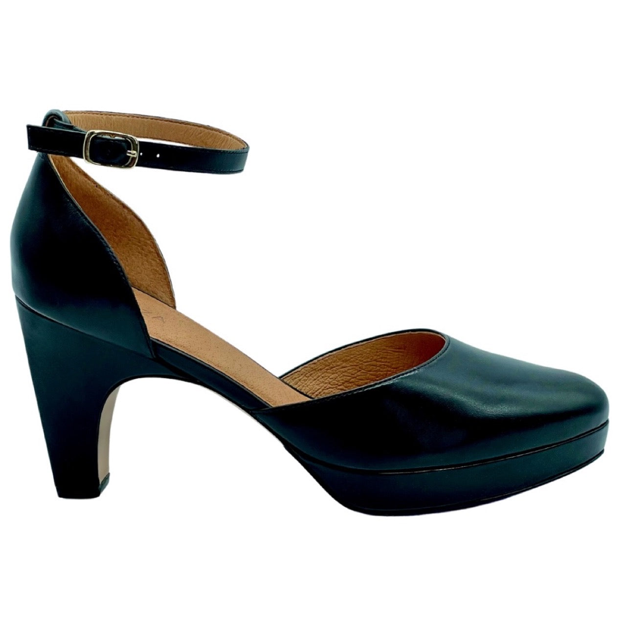 dr LIZA closed toe sandal - BLACK