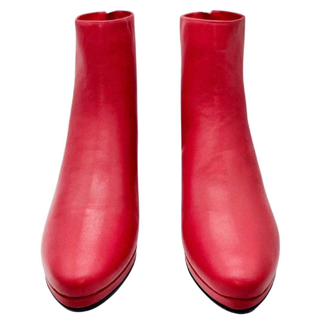 dr LIZA bootie - APPLE RED