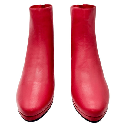 dr LIZA bootie - APPLE RED