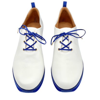 dr LIZA lace-up sneaker - WHITE